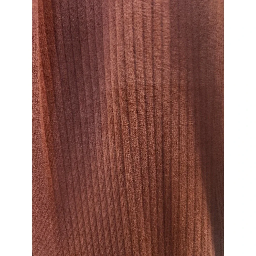 Talbots Women's Burgundy Open Knit‎ Long Cardigan Sweater Size L Preppy Career